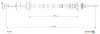 Фото Трос зчеплення (895мм/700мм) CITROEN BERLINGO PEUGEOT PARTNER 1.4-2.0D 05.96-12.15 ADRIAUTO (070179) зображення 1
