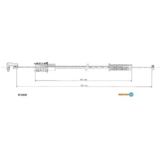 Тросик газу ADRIAUTO 07.0335