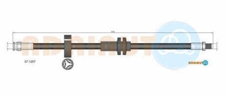 Тормозной шланг передний. CITROEN JUMPER 06- ADRIAUTO 07.1257