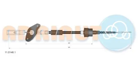 Амортизатор передний ADRIAUTO 1101481