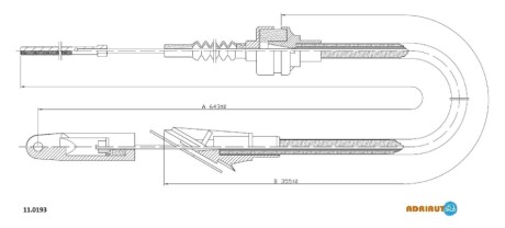 Трос зчеплення ADRIAUTO 110193
