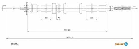 Автозапчастина ADRIAUTO 1302551 (фото 1)