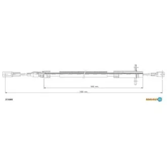 Трос стояночного гальма задн Прав (1565мм/1565мм) MERCEDES SPRINTER 3-T (B903), SPRINTER 4-T (B904) 2.1D-Electric 02.95-05.06 ADRIAUTO 270283 Купити в Україні