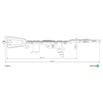 Трос ручного тормоза ADRIAUTO 2802391 Купить в Украине