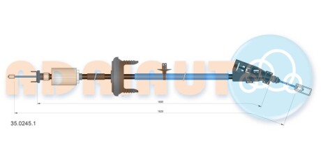 Трос ручника ADRIAUTO 3502451