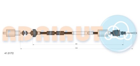 Трос сцепления ADRIAUTO 410172