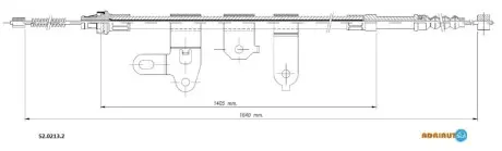 Трос остановочных тормозов ADRIAUTO 5202132 Купить в Украине