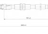 Трос зупиночних гальм - ADRIAUTO 5502081 (2K3609721B, 2K3609721C, 2K3609721E)