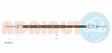 Трос ручного тормоза ADRIAUTO 5502151