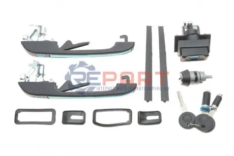 Комплект замків (3шт.) VW Golf II -91 (+ ручки/ключі) AIC 52162 Купити в Україні