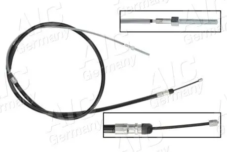 Трос ручника (R) BMW 3 (E46) 98- (1708/1140 мм) AIC 75290 Купити в Україні