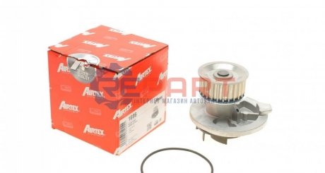 Водяной насос Astra F/G/H/Omega B/A/Lacetti 1.7D/1.8/2.0 90- - (1334139, 24409355, 90444359) AIRTEX 1696