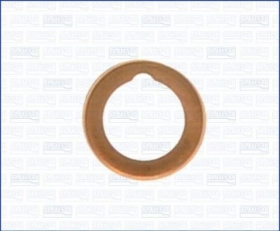 Уплотнительное кольцо, резьбовая пробка маслосливн. отверст. AJUSA 01140600 (фото 1)