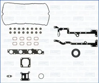 Повний комплект прокладок двигуна FORD MONDEO III, TRANSIT, TRANSIT TOURNEO 2.0D 06.00-03.07 AJUSA 51018500 Купити в Україні