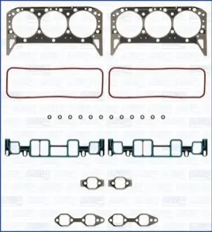 Комплект прокладок двигуна (верх) CHEVROLET ASTRO, BLAZER S10, C1500, EXPRESS, EXPRESS 1500, EXPRESS 2500, S10, SILVERADO 1500, TAHOE GMC JIMMY, SAFARI 4.3 01.94 AJUSA 52206700 Купити в Україні