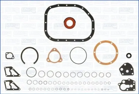 Комплект прокладок двигуна (низ) MERCEDES 123 T-MODEL (S123), 123 (W123), /8 (W115), G (W460), T1 (601), T1 (601, 611), T1 (B601), T1 (B602), T1/TN 2.9D/3.0D 08.74-12.91 AJUSA 54001900