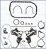 Комплект прокладок двигуна (низ) HYUNDAI SANTAMO, SONATA II, SONATA III MITSUBISHI GALANT IV, GALANT V, GALANT VI, L 300 / DELICA II, L 300 III, L200, LANCER II, PAJERO I 1.8/2.0/2.4 08.80-05.04 AJUSA (54042200) зображення 1