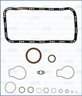 Комплект прокладок двигуна (низ) HONDA CIVIC IV, CIVIC V, CIVIC VI, CR-V I, CRX II, CRX III, INTEGRA, ORTHIA / PARTNER, STEPWGN 1.6/1.8/2.0 01.88-02.02 AJUSA 54069500 Купити в Україні