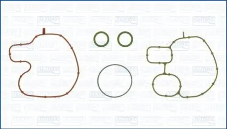 Комплект прокладок клапану EGR (комплект) FIAT DOBLO, DOBLO CARGO, GRANDE PUNTO, IDEA LANCIA DELTA III, MUSA OPEL ASTRA J, ASTRA J GTC, CASCADA, INSIGNIA A, INSIGNIA A COUNTRY 1.6D/2.0D 05.08 AJUSA 77004500 Купити в Україні
