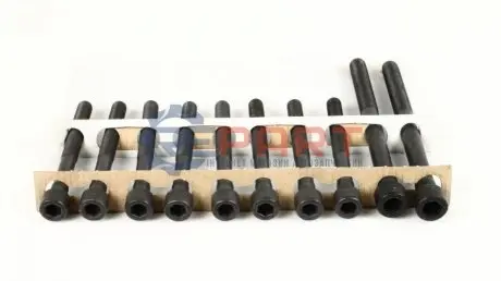 Комплект болтів ГБЦ HYUNDAI COUPE I, COUPE II, ELANTRA III, ELANTRA IV, HIGHWAY, I30, LANTRA II, MATRIX, TIBURON, TRAJET, TUCSON KIA CARENS I, CEE'D, CERATO I, PRO CEE'D 1.6-2.0LPG 06.95-12.12 AJUSA 81020800 Купити в Україні