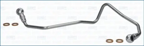Шланг турбокомпресора, ущільнення DS DS 4 CITROEN DS3 FORD B-MAX, GRAND C-MAX MITSUBISHI ASX PEUGEOT 3008 I, 308 II TOYOTA PROACE, PROACE VERSO 1.6/1.6D 09.10 AJUSA OP11385