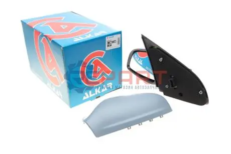 Фото Дзеркало заднього виду (під фарбування) Opel Astra H 04-14 (L) (електро/підігрів) ALKAR (6139438) зображення 1