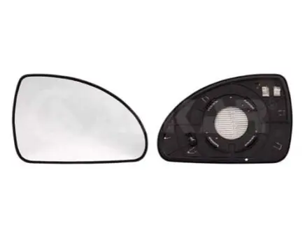 Скло дзеркала (з підігрівом) Kia Ceed 06-12 (R) (опук.) ALKAR 6432638 Купити в Україні