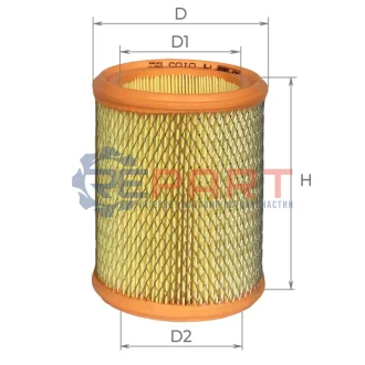 Фільтр повітряний ALPHA FILTER AF0103 Купити в Україні