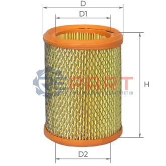 ALPHA CITROEN фільтр повітряний AX,BX 91 ALPHA FILTER AF0118 Купити в Україні