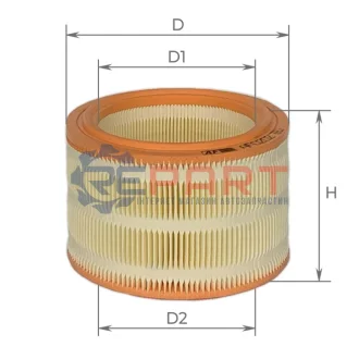 Фільтр повітряний Citroen Berlingo/Peugeot Partner 1.8/1.9D 96 ALPHA FILTER AF0202 Купити в Україні