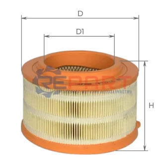 Фільтр повітряний Ford Ranger 2.2 TDCi/2.5 16V 11 ALPHA FILTER AF0216 Купити в Україні