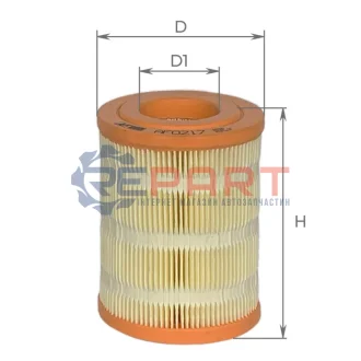 ALPHA DB Фильтр воздушный W168 A-klasse 97-, Vaneo 1,6/1,9 02- ALPHA FILTER AF0217 Купить в Украине