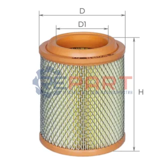 Фільтр повітряний Jeep Patriot/Compass 2.0/2.4 06 ALPHA FILTER AF0225 Купити в Україні