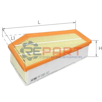 ALPHA VOLVO фільтр повітря C30, C70 II, S40, V40 II, V40, V50 ALPHA FILTER AF1581 Купити в Україні