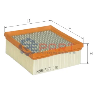 Фільтр повітряний VW T2 -92/ Audi 100 -90 ALPHA FILTER AF1601S Купити в Україні