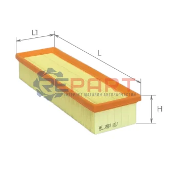 Фільтр повітряний Peugeot Partner/Citroen Berlingo 1.6 16V 01-08 ALPHA FILTER AF1632 Купити в Україні