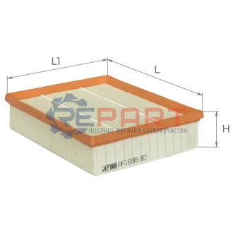 Фільтр повітряний Land Rover Range Rover 94-16 ALPHA FILTER AF1698 Купити в Україні