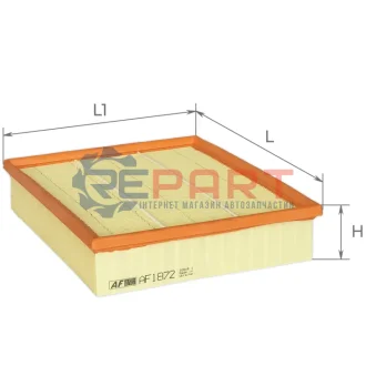Фільтр повітряний Jeep Cherokee/Dodge Nitro 2.8CRD/3.7 08-13 ALPHA FILTER AF1872 Купити в Україні