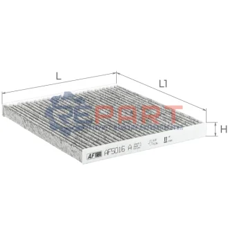 Фільтр салону Toyota Corolla 00-07 ALPHA FILTER AF5016A Купити в Україні