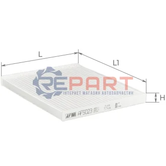 Фільтр салону Hyundai Accent III 05-10/i30 11-/Kia Ceed 12 ALPHA FILTER AF5023 Купити в Україні