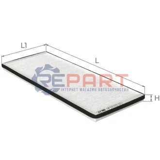 Фільтр салону Opel Astra F/Corsa B/Combo 1.2i-1.7D 91-02 ALPHA FILTER AF5033 Купити в Україні