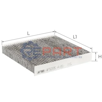 Фильтр салона ALPHA FILTER AF5035A Купить в Украине