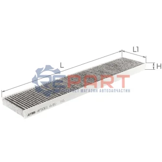 ALPHA FORD Фільтр салону (вугіл) Mondeo III 00 ALPHA FILTER AF5061A Купити в Україні