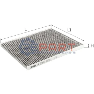 ALPHA OPEL фільтр салону (вугілля) Omega B 94 ALPHA FILTER AF5062A Купити в Україні