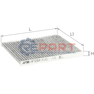 Фільтр салону ALPHA FILTER AF5064A Купити в Україні