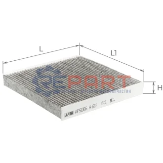Фільтр салону Honda Accord/Civic 03 ALPHA FILTER AF5066A Купити в Україні