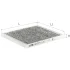 Фото Фильтр салона ALPHA FILTER (AF5073A) изображение 1