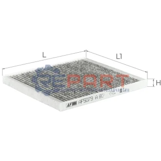Фильтр салона ALPHA FILTER AF5073A Купить в Украине