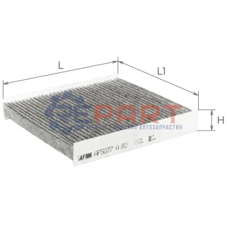 Фільтр салону Renault Clio/Dacia Logan 12 ALPHA FILTER AF5077A Купити в Україні