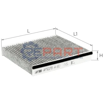 Фільтр салону Citroen Nemo 08 ALPHA FILTER AF5078A Купити в Україні